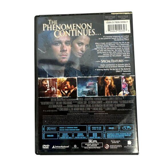 The Butterfly Effect 2 DVD Movie Rated R NTSC New Line Region 1 Widescreen - Picture 2 of 4